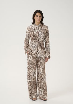 Gestuz Shirt met lange mouwen Regular fit leopard