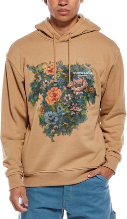 Scotch & Soda Relaxed Fit Fleece Graphic Hoodie