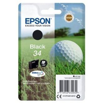 Epson Golf Ball Singlepack Black 34 Durabrite Ultra Ink