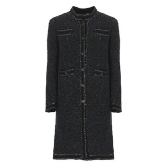 D.exterior Jassen, Dames, Zwart, S, Wol, Wollen Jas