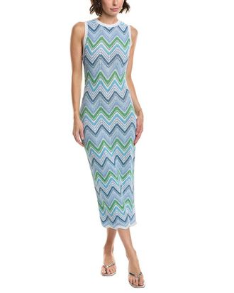 Milly Zig Zag Midi Dress