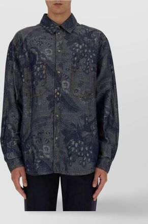 Etro paisley pattern shirt with chest pocket