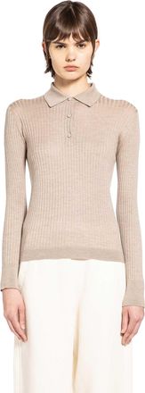 Max Mara Lightweight Cashmere Silk Polo