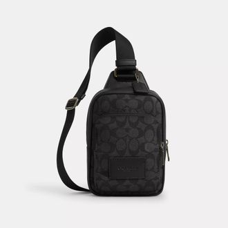 Coach Racer Sling Pack In Signature