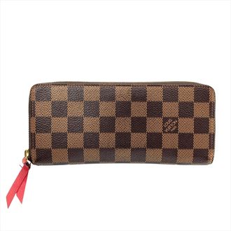 Louis Vuitton Brown Damier Canvas Long Wallet (Bi-Fold) (Pre-Owned)