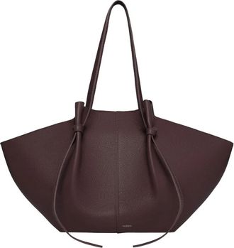 Yuzefi Large Mochi - Dames - Shoppers - Bruin - ONE Size - Leer - Tassen