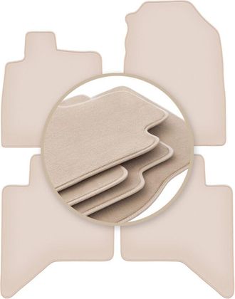 OEM Alfombrillas Premium Beige Para: Isuzu D-max Iii Pickup 2019