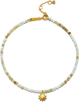 Satya Jewelry Peruvian opal sun anklet in White at Nordstrom
