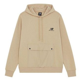 New Balance Logo Printing Pullover Khaki AMT14338-HNA