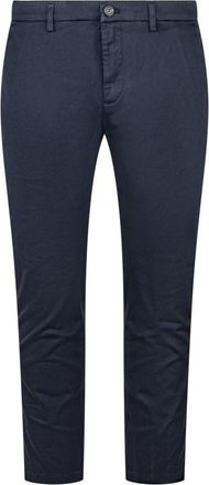 Department Five Navy Blue Slim Chino Trousers