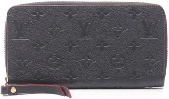 Louis Vuitton Pre-owned Clutches, female, Blue, Size: ONE SIZE Pre-owned Canvas Wallet