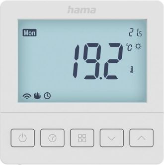Hama Termostato Inteligente Para Suelo Radiante Hama Blanco, Digital Wi-fi