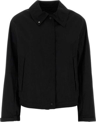 Herno Laminar Tech Crinkle Jacket - Dames - Zomerjassen - Zwart - XS - Polyester - Jassen