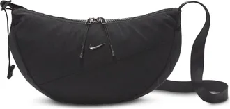 Nike Aura 4L Crescent Crossbody Bag Black Gunmetal HQ4370-013