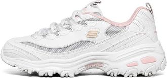 Skechers (WMNS) Skechers Dlites 1.0 GS White/Grey/Pink 66666214-WGYP