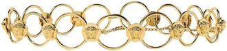 Versace Accessoires, Dames, Geel, ONE Size, La Medusa Ketting Riem 5 cm