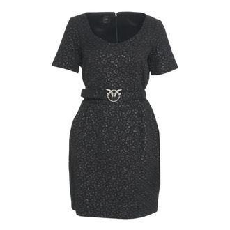 Pinko Araceli Mini Jurk - Dames - Korte kleedjes - Zwart - M - Kleedjes