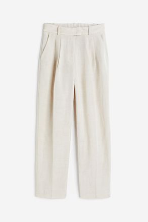 H&M Hose aus Leinenmischung - Beige