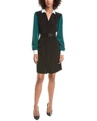 Karl Lagerfeld Karl Lagerfeld Colorblocked Shirtdress