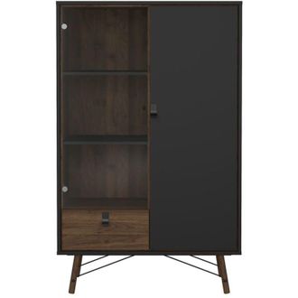 Vente-Unique Vetrina 2 ante (1 in vetro) e 1 cassetto H161,8 cm - joyce