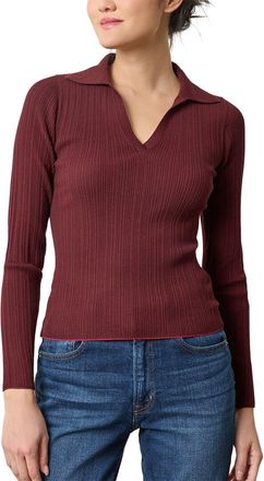 Lilla P Slim Fit Long Sleeve Rib Henley Sweater