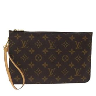 Louis Vuitton Pre-owned Clutches, female, Brown, Size: ONE SIZE Pre-owned Vintage Canvas Clutch