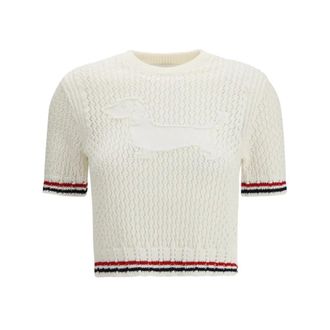 Thom Browne Donna, Top, Beige, M, new