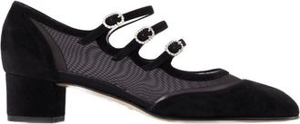 Carel Womens Kinight Pumps - Carel Black Leather Synthetic Shoes