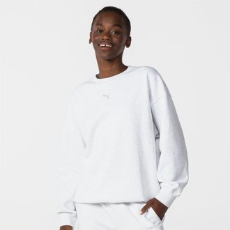 Puma Dames/dames Oversized Sweatshirt (Ijsgrijs)