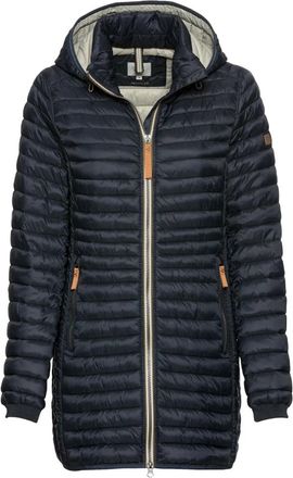 Camel Active Gewatteerde Jas - Dames - Winterjassen - Blauw - 3XL - Polyester - Jassen