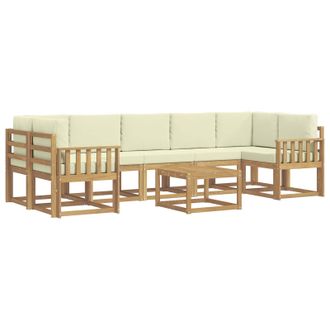 vidaXL Conjunto De Sof&aacute;s De Exterior 6 Pcs Vidaxl