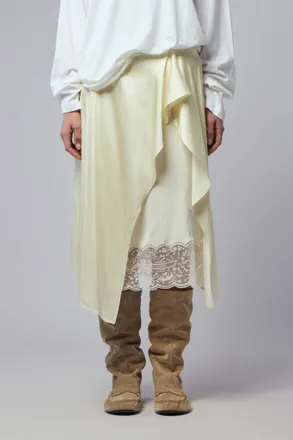 Acne Studios Midi Pleated Skirt