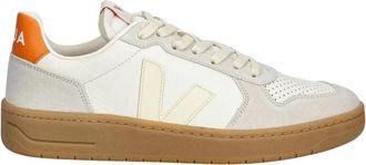 Veja V-82 Leren Sneaker - Heren - Sneakers - Beige - 46 EU - Leer - Schoenen