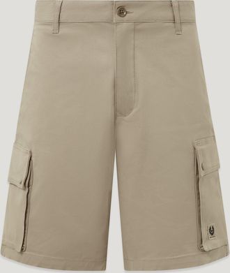 Belstaff Route Cargo Short Mens Cotton Twill Dark Sand Size 29