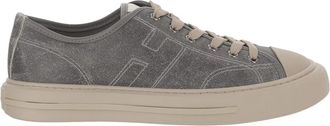 Hogan Rebel Sneakers - Heren - Sneakers - Grijs - 42 EU - Leer - Schoenen