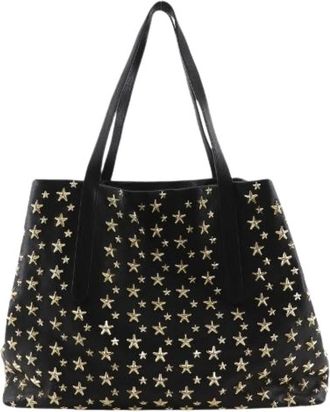 Jimmy Choo London Pre-owned Pimlico Calf Tote Bag - Dames - Vintage Shopper - Zwart - ONE Size - Leer - Vintage