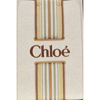 Chlo&eacute; Woody Tote Bag - Beige