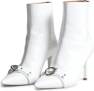 R13 ring-detail pointed boots - Wit