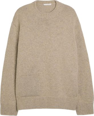 The Row The Row Mirtle Melange Cashmere-blend Jumper - Beige - M (UK12 / M)