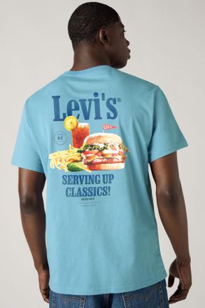 Levi's Relaxed Fit Tee - Hombre - 2XL - Blue / Forget Me Notbody