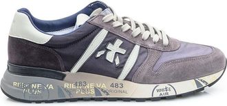 Premiata Premiata Lander Suede And Nylon Sneakers