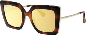 Max Mara Unisex Sunglasses Mm0051 Brown Acetate