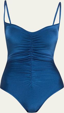 Verandah Ruched One-Piece Swimsuit