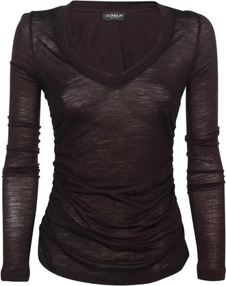 Dondup Long Sleeve Wool T-shirt