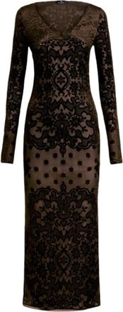 Etro Polyester jurken en jumpsuits - Dames - Casual kleedjes - Zwart - S - Polyester - Kleedjes