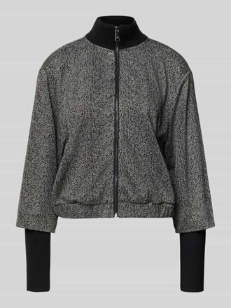 Zero Jacke mit Stehkragen in Black, Gr&ouml;&szlig;e 42