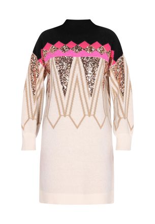 Izia Jurk Dames Roze Veelkleurig