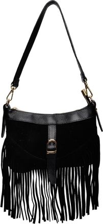 Anna Luchini Zwart Rundleer Tas