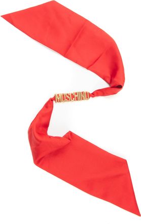 Moschino Sciarpa Rosso Moschino Donna