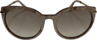 Jimmy Choo London Pre-owned Accessories, female, Gray, Size: ONE SIZE Pre-owned Dena/F/S Sunglasses